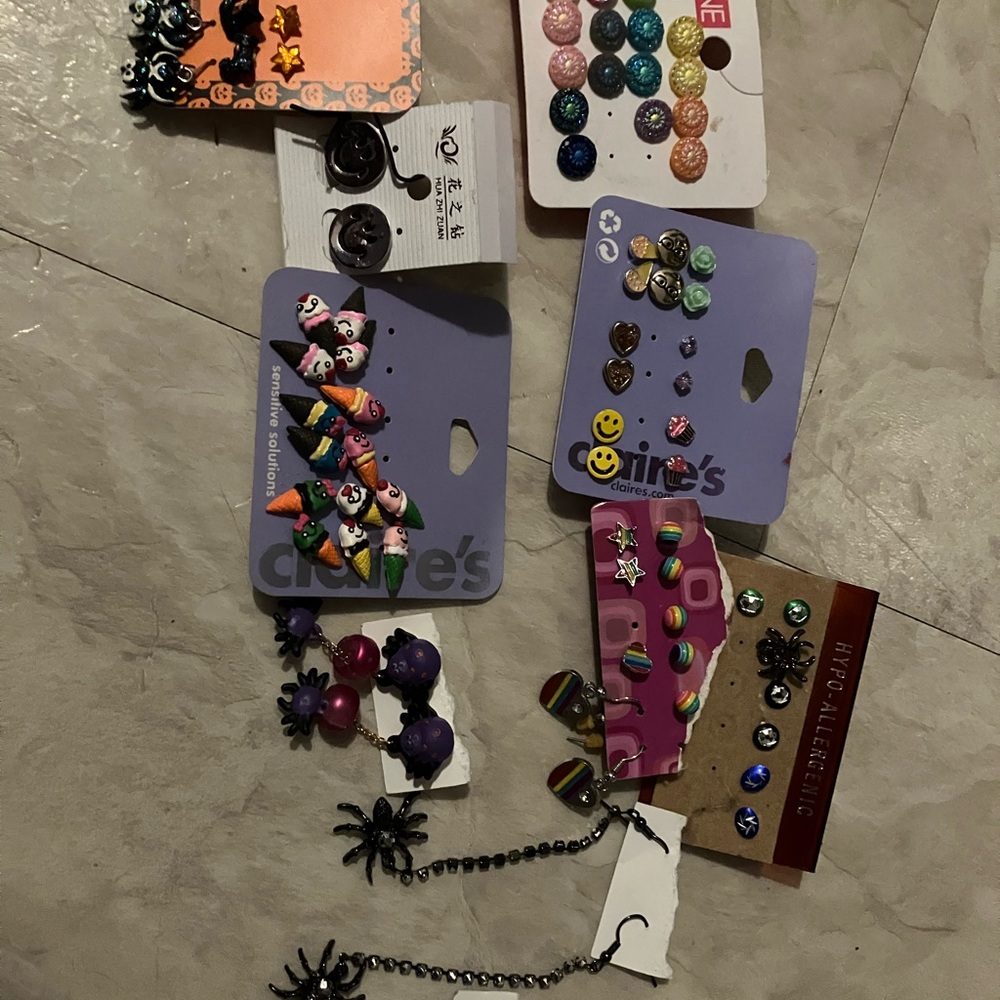 Claire's Fun and Vibrant Kids Earring Collection
